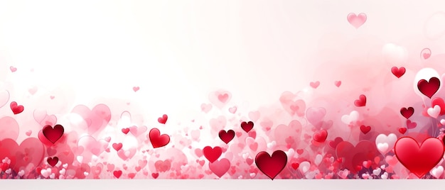 Bel design di banner per il giorno di San Valentino Simple minimalist Valentine day abstract background