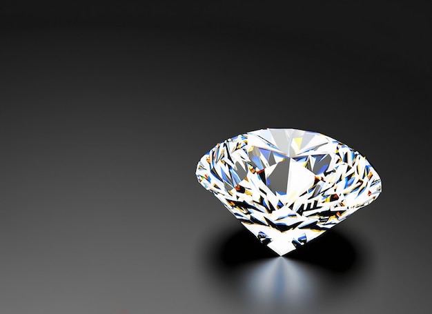 bel diamante brillante rendere 3d