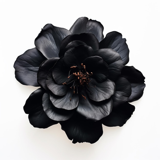 Bel fiore nero morbido