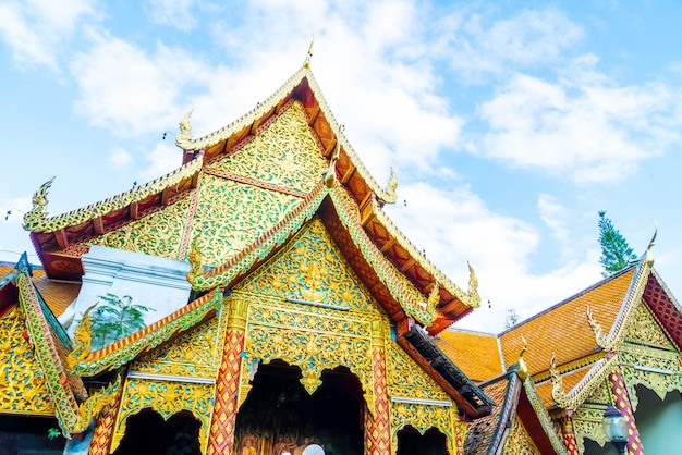 Bella architettura a Wat Phra That Doi Suthep a Chiang Mai