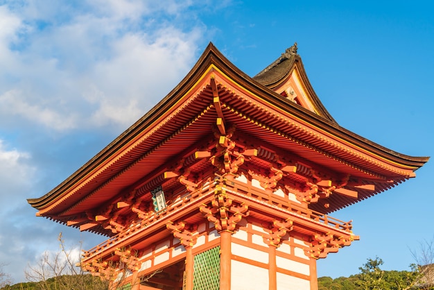 Bella architettura in tempio Kyoto di Kiyomizu-dera ,.