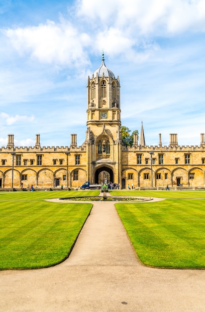 Bella architettura Tom Tower of Christ Church, Oxford University