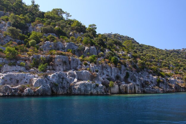 Bella baia vicino a Marmaris in Turchia