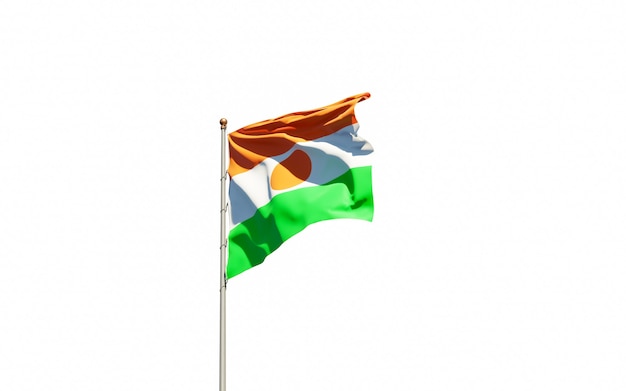 Bella bandiera nazionale dello stato del Niger
