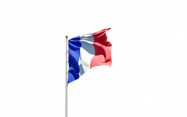 Bella bandiera nazionale dello stato della Francia
