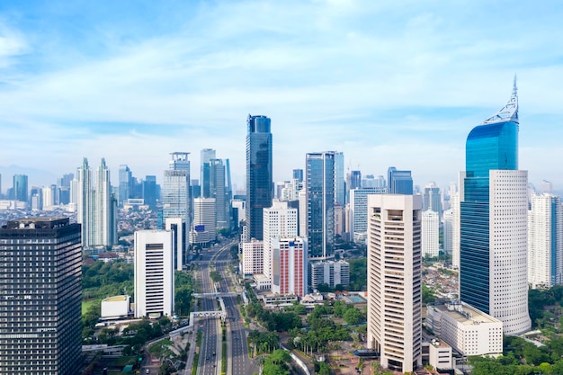 Bella città di Jakarta in una nuova situazione normale