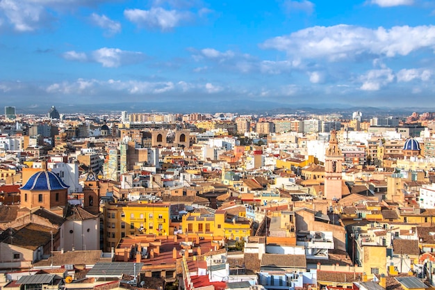 Bella città spagnola di Valencia Foto del centro storico