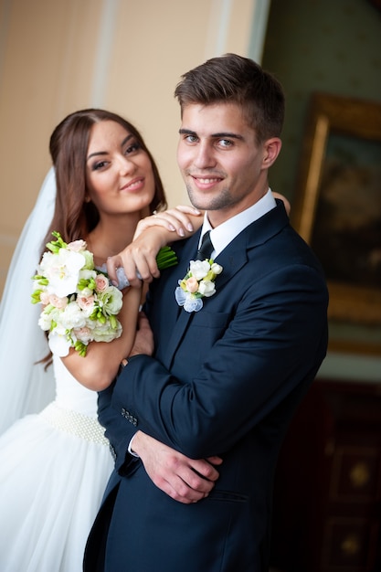 Bella coppia il giorno del matrimonio