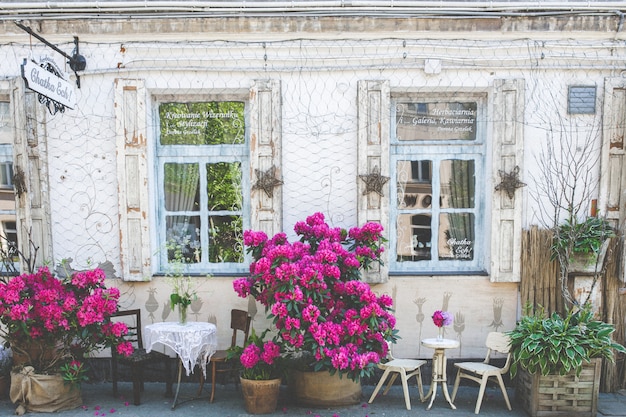 Bella decorazione del ristorante storico