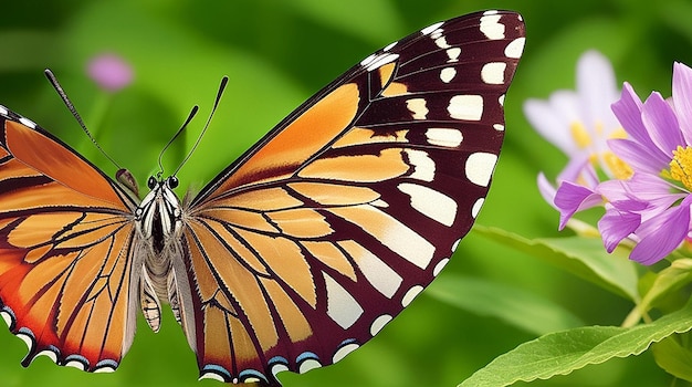 Bella farfalla in natura