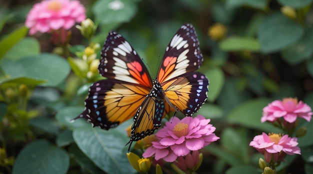 Bella farfalla in natura