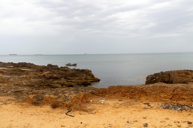 Bella giornata sulla spiaggia di Rimel Bizerte Tunisia