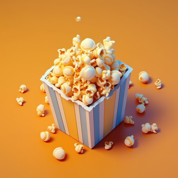 Bella illustrazione di popcorn