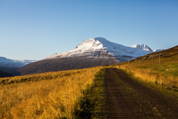 Bella immagine del paesaggio dell'Islanda