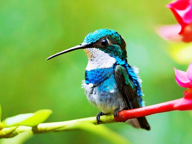 Bella immagine di uccelli a colori