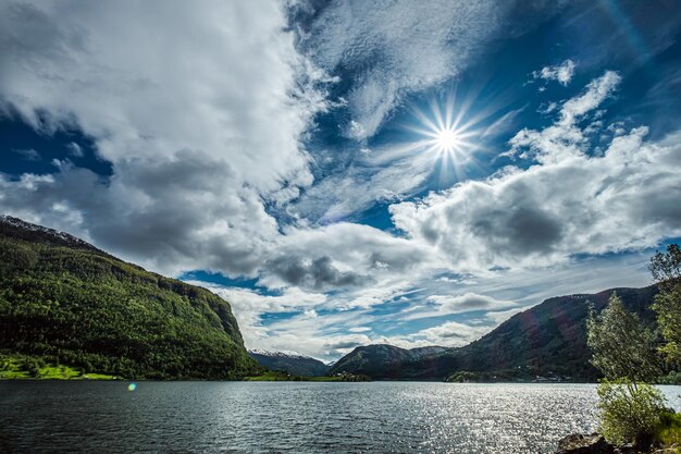 Bella natura Paesaggio naturale della Norvegia.