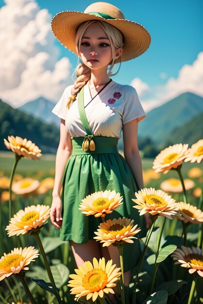 Bella pianta giallo fiero crisantemo fiori come girasoli bellissimo sfondo carta da parati