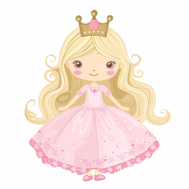 Bella piccola principessa carina