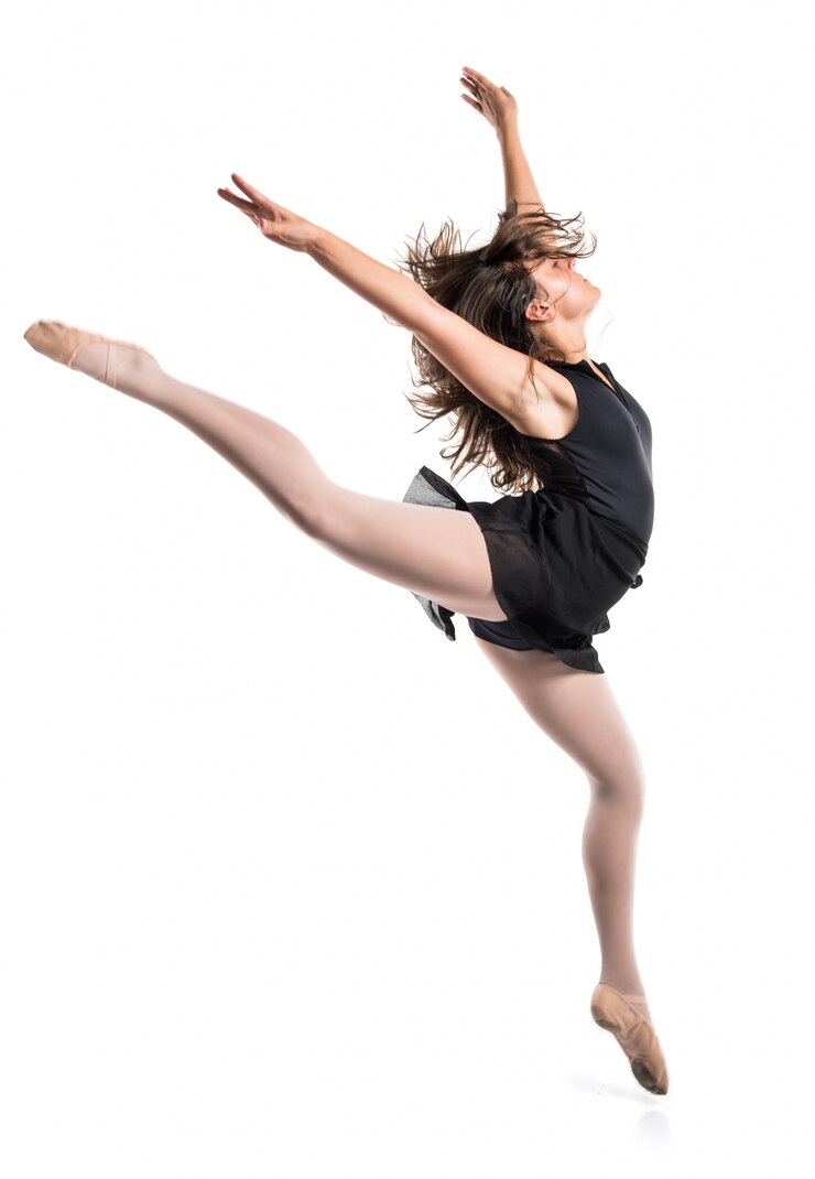 Foto bella ragazza ballerina