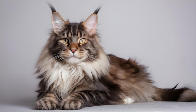 Bella razza di gatti Maine Coon