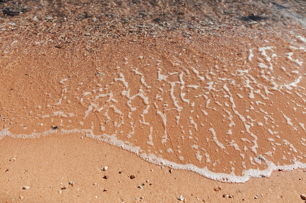 Bella sabbia e mare rosso