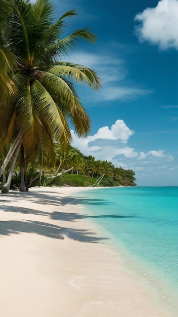 Bella spiaggia tropicale e mare