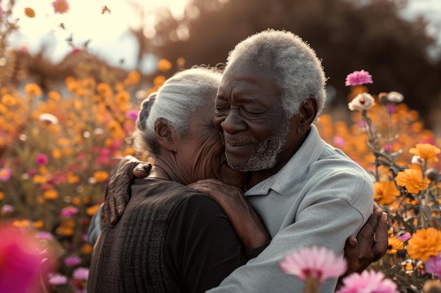 bella storia d'amore degli innamorati il giorno di San Valentino nella natura all'aperto pragma