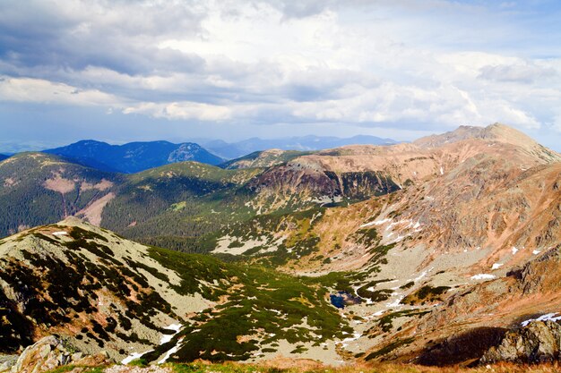 Bella vista nei Bassi Tatra, Slovacchia