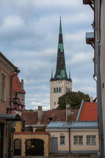 Bella vista sul centro storico di Tallinn.