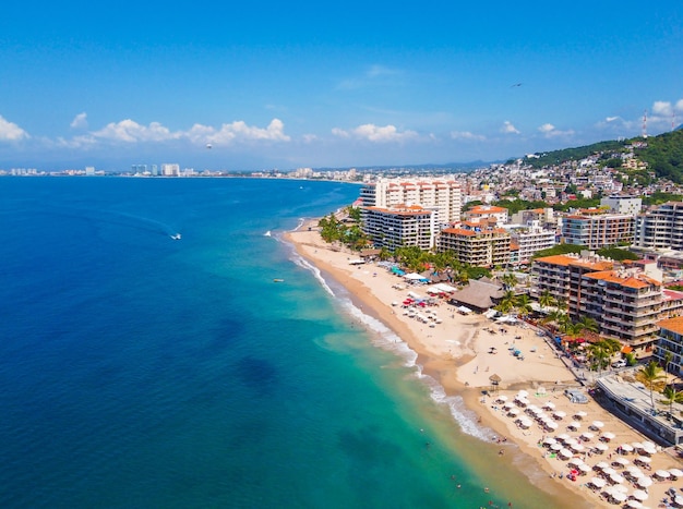 Bella vista sulla costa di Puerto Vallarta