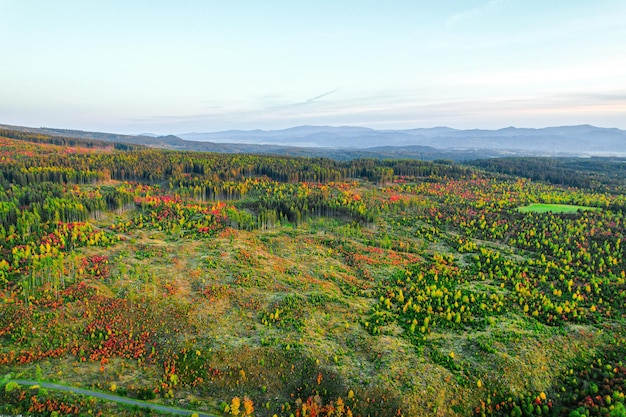 Bella vista sulla natura Slovacchia nella regione di Liptov