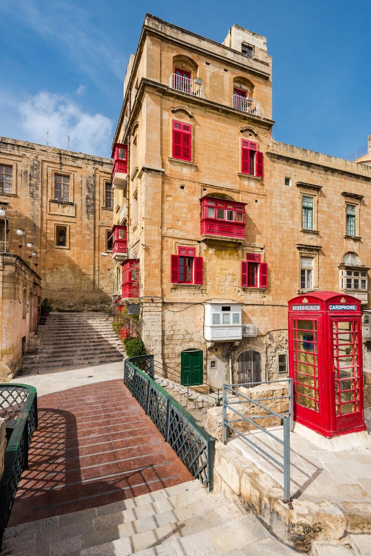 Bella zona residenziale nel centro storico di La VallettaMalta