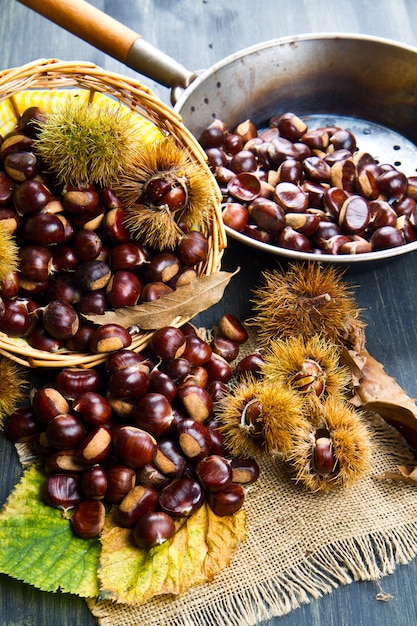 Belle castagne commestibili