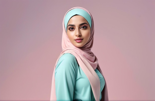 Belle donne che indossano l'hijab