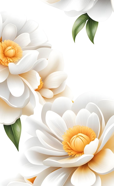 Belle fiori bianchi sullo sfondo