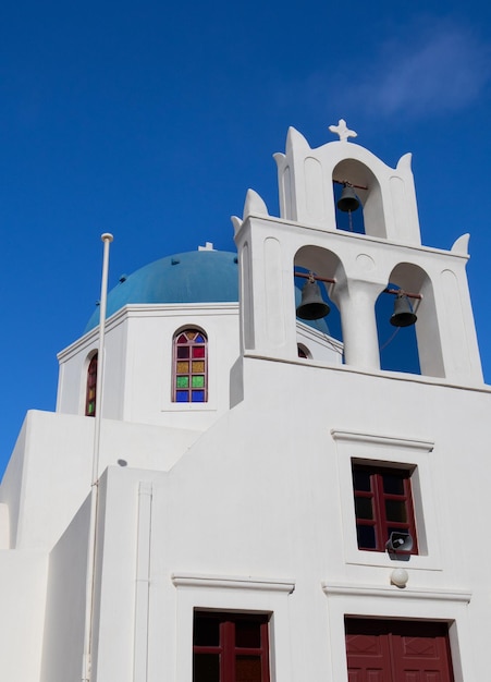 Belle immagini del paesaggio di Santorini, Grecia