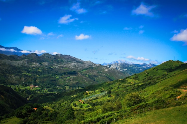 Belle montagne e il cielo