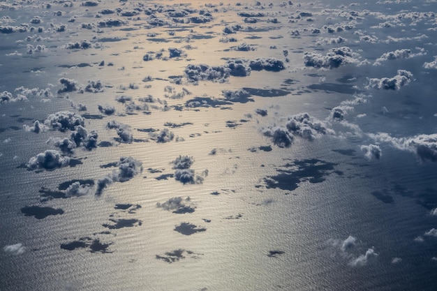 Belle nuvole sopra l'Oceano Atlantico Isole Canarie Spagna