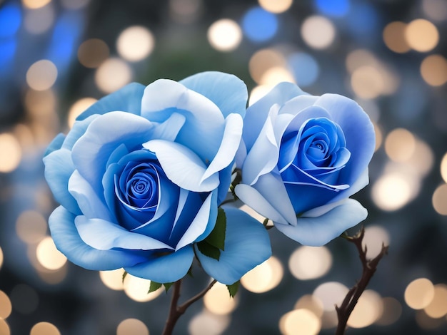 Belle rose blu