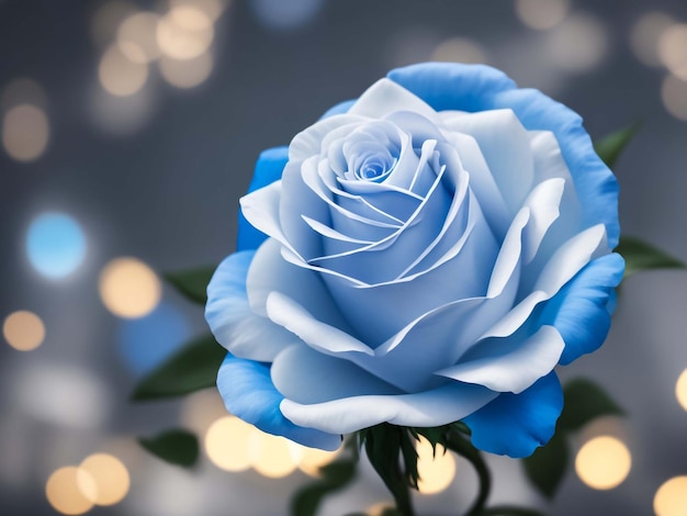 Belle rose blu