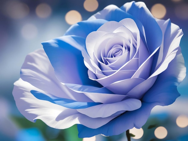 Belle rose blu