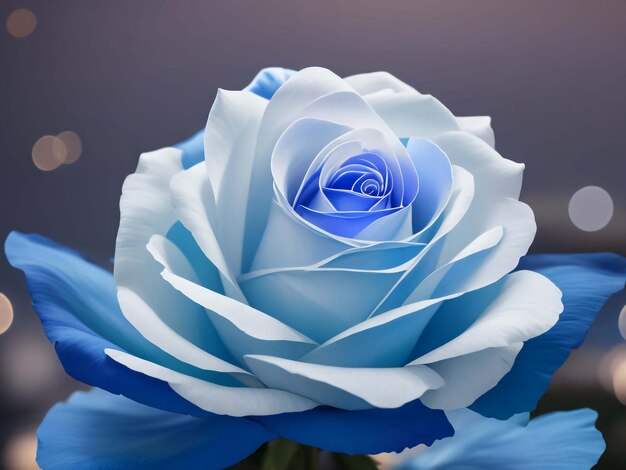 Belle rose blu