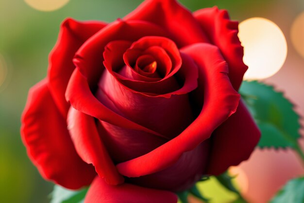 Belle rose rosse