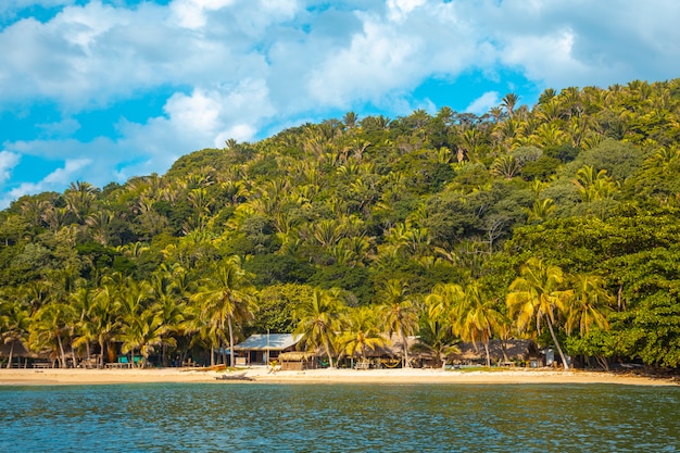 Belle spiagge paradisiache a Punta de Sal nel Mar dei Caraibi, Tela. Honduras