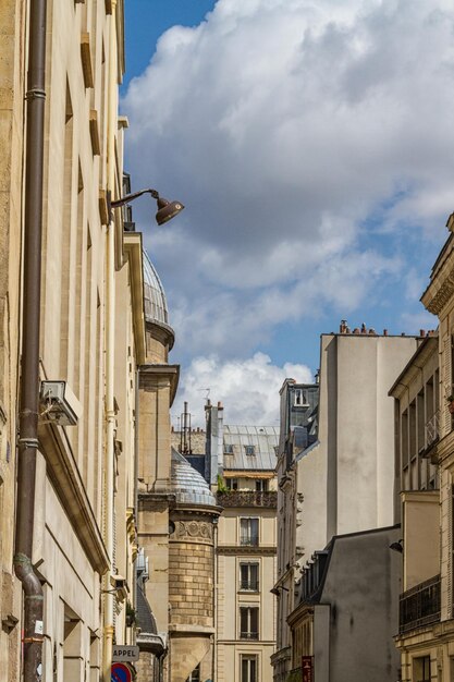 Belle strade parigine vista parigi francia Europa