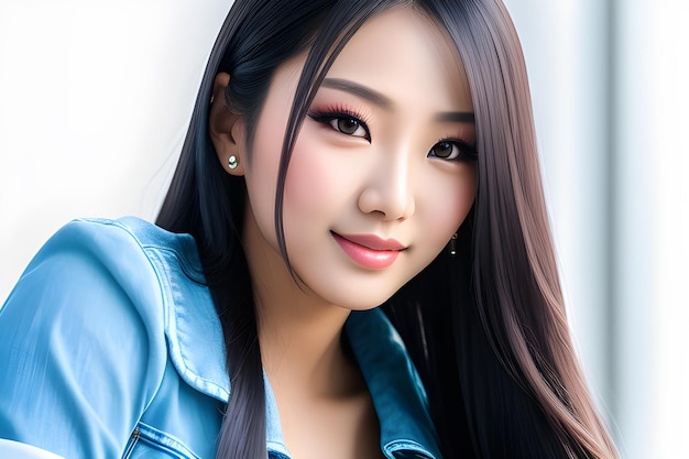 Bellezza asiatica Belle modelle asiatiche Ragazza asiatica