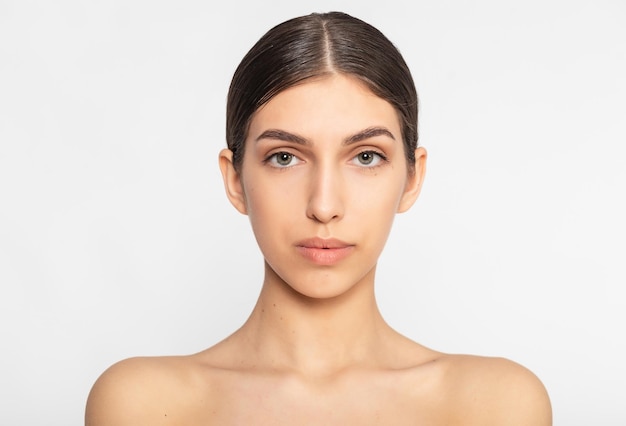 Bellezza donna pelle sana concetto trucco naturale immagini belle s