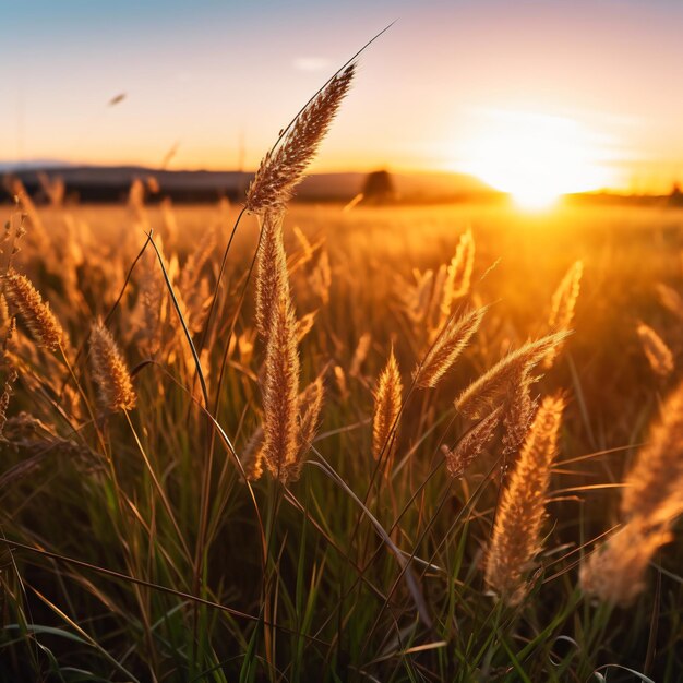 Bellezza dorata di un campo di grano