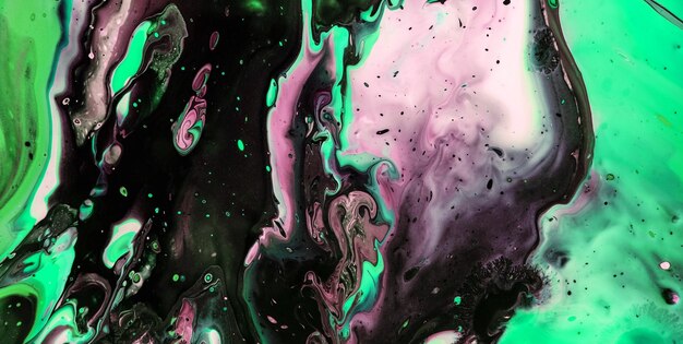 Bellezza fluida che svela il fascino misterioso dell'arte liquida in olio