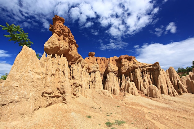 Bellezza geologica nel parco nazionale di Sao Din Na Noi Sri Nan distretto di Na Noi Provincia di NanThailandia